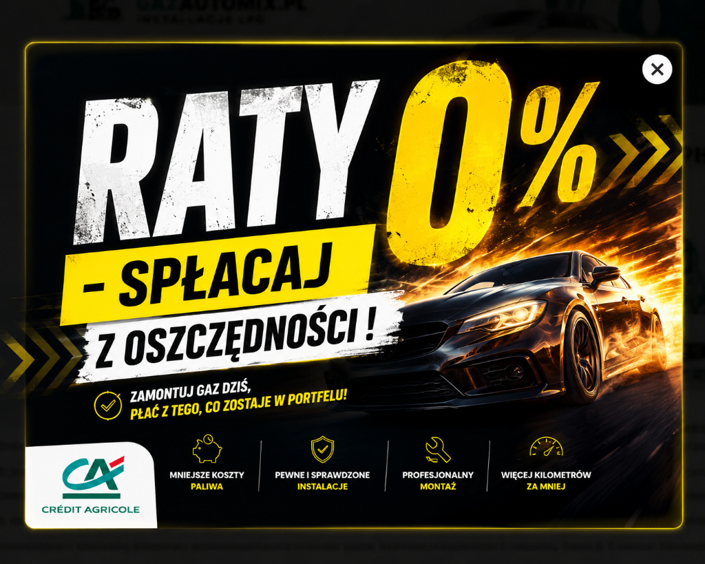 Raty 0% LPG