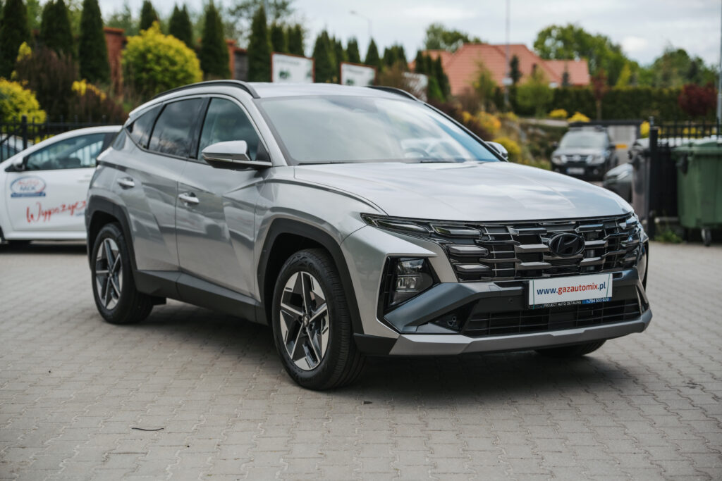 Przód Hyundai Tucson LPG 2026 – nowoczesny SUV 1.6 T-GDI 150 KM z instalacją LPG
