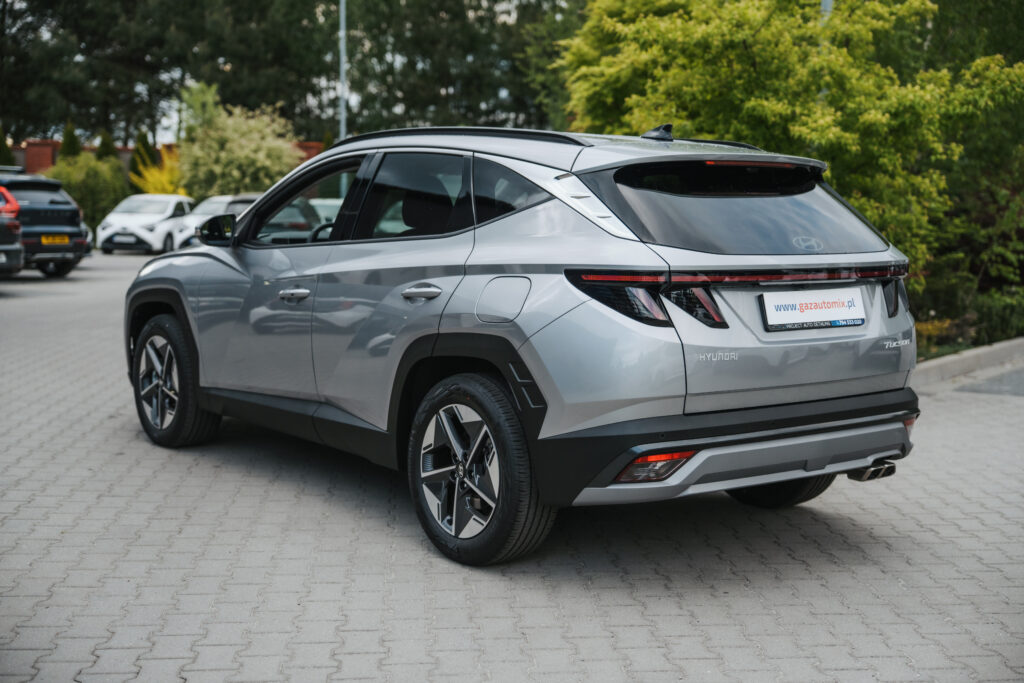 Tył Hyundai Tucson LPG 2026 – SUV z instalacją LPG 1.6 150 KM i nowoczesnym designem