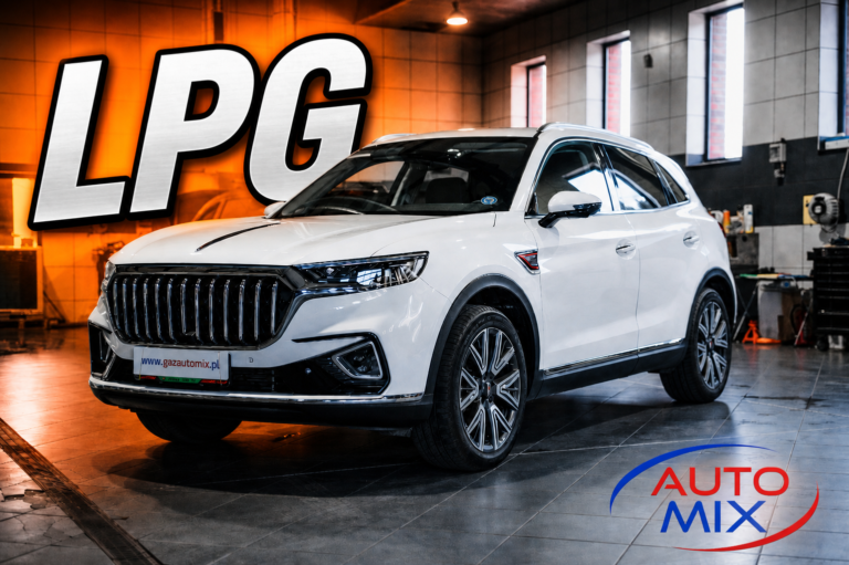 Hongqi HS5 LPG przód auta luksusowy SUV instalacja gazowa